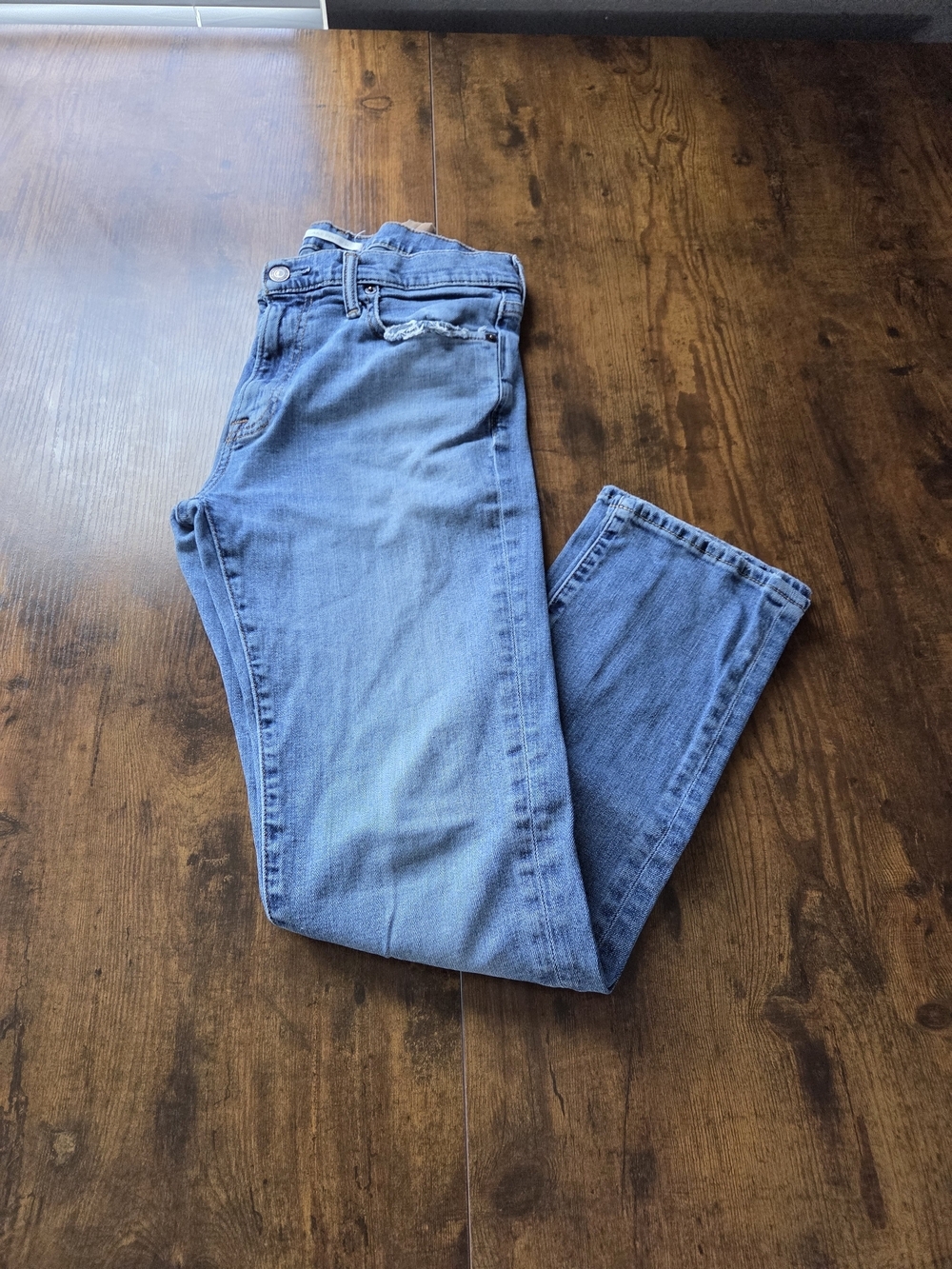 Abercrombie & Fitch Mens Slim Straight Denim Jeans Medium Wash Size 31x30
